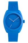 Adidas Originals Ao Street Resin Strap Watch In Blue