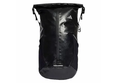 Pre-owned Adidas Originals Ap/syst. Backpack In Black/reflective Silver