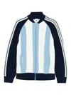 Adidas Originals Archive Striped Zip Cardigan In Multi