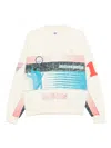 Adidas Originals Archive Summersport Graphic-print Sweater In Neutral