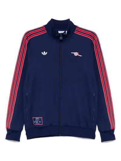 Adidas Originals Arsenal Terrace Icons Jacket In Blue