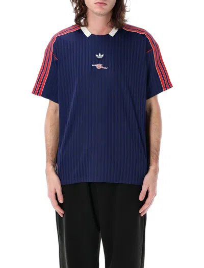 Adidas Originals Arsenal Terrace Icons Jersey In Blue