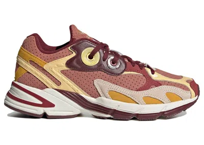 Pre-owned Adidas Originals Astir (women's) Sneakers In Burgundy/orange Tint/white Tint