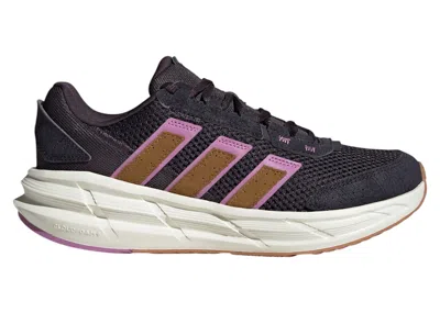 Pre-owned Adidas Originals Astrastar Bronze (women's) Sneakers In Aurora Black/bronze Strata/preloved Purple