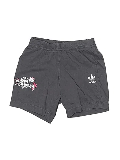 Pre-owned Adidas Originals Kids' Athletic Shorts In Gray