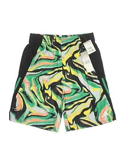Pre-owned Adidas Originals Kids' Athletic Shorts In Green
