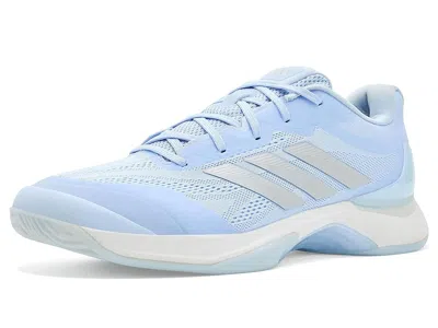 Adidas Originals Avacourt 3 Tennis Shoes Women's Boots Crystal Sky/silver Metallic/ftwr White: 11 B - Medium In Blue