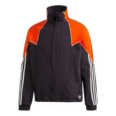Adidas Originals B Trf Ab Wv Tt Running Training Sports Jacket Coat Male Black In Multi