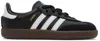 Adidas Originals Big Kids Black & White Samba Og Sneakers In Core Black / Ftwr Wh