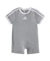 Adidas Originals Baby Boys 3-stripe Short Sleeve Logo Romper