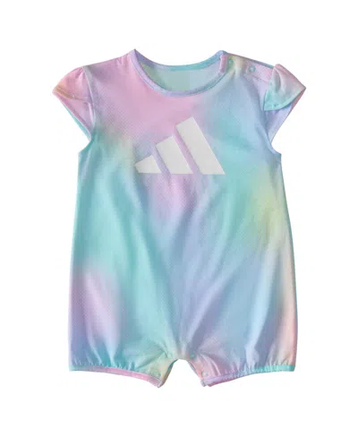 Adidas Originals Baby Girls Short Sleeve Printed Shortie Romper