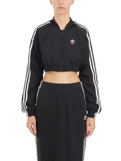 Adidas Originals Baby Track Sweatshirt In Black