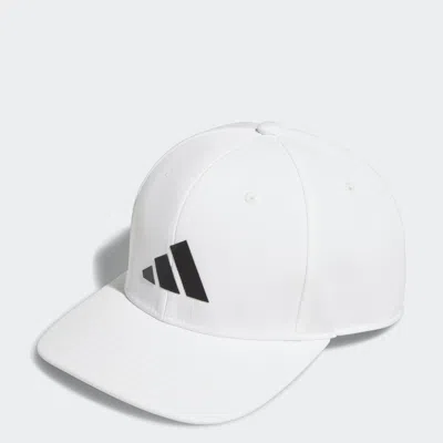 Adidas Originals Badge Of Sport Logo Snapback Hat In White