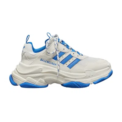 Pre-owned Adidas Originals Balenciaga X Adidas Wmns Triple S Sneaker 'white Blue'