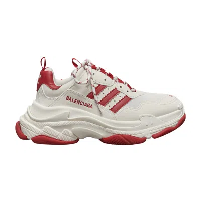 Pre-owned Adidas Originals Balenciaga X Adidas Wmns Triple S Sneaker 'white Red'