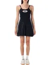 Adidas Originals Baloon Mini Dress In Black
