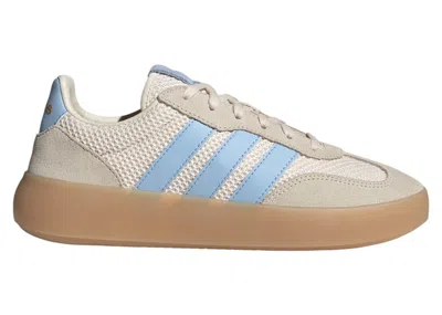 Pre-owned Adidas Originals Barreda Decode (women's) Sneakers In Wonder White/glow Blue/gold Metallic
