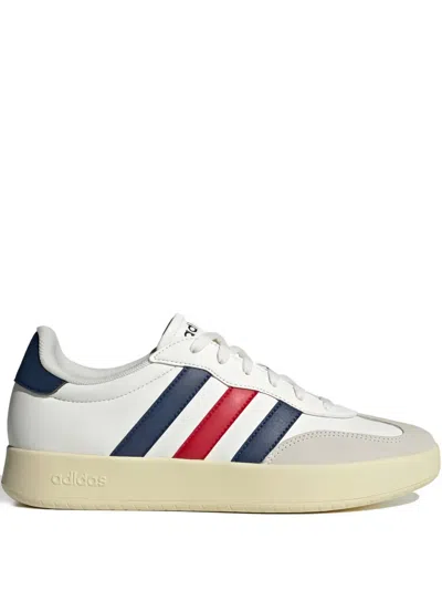Adidas Originals Adidas Barreda Sneaker In Off White/dark Blue/scarlet