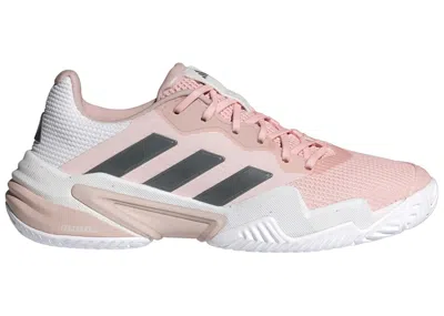 Pre-owned Adidas Originals Barricade 13 Grey Met (women's) Sneakers In Met In Sandy Pink/grey Four/sandy Pink Met. In Multi