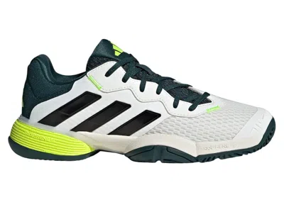 Pre-owned Adidas Originals Barricade Sneakers In Off White/core Black/aurora Ivy In Multi