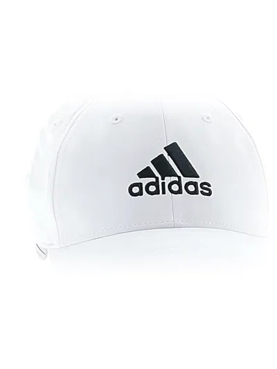 Pre-owned Adidas Originals Kids' Baseball Cap In White