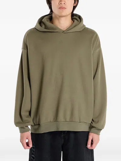 Adidas Originals Basketball-logo Hoodie In Green