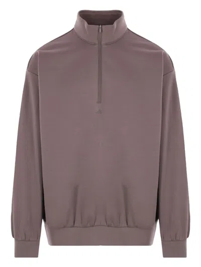 Adidas Originals Basketball-logo Sweatshirt In Brown