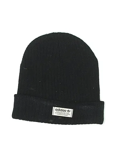 Pre-owned Adidas Originals Beanie Hat In Black