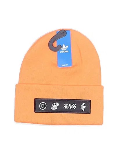 Adidas Originals Beanie Hat In Orange