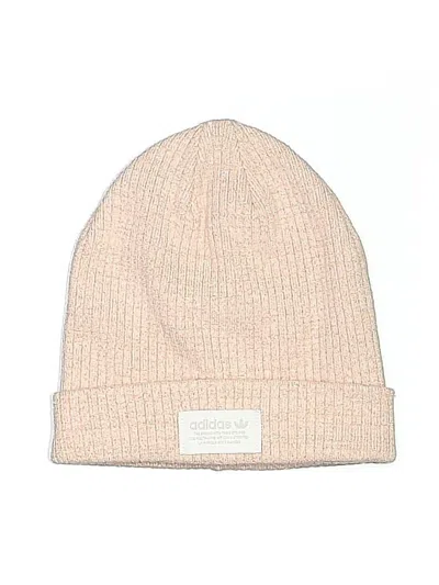 Pre-owned Adidas Originals Beanie Hat In Tan