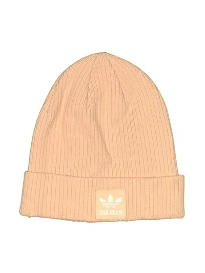 Pre-owned Adidas Originals Beanie Hat In Tan