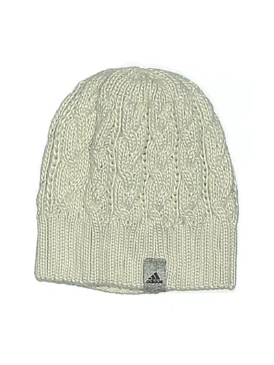 Pre-owned Adidas Originals Beanie Hat In White