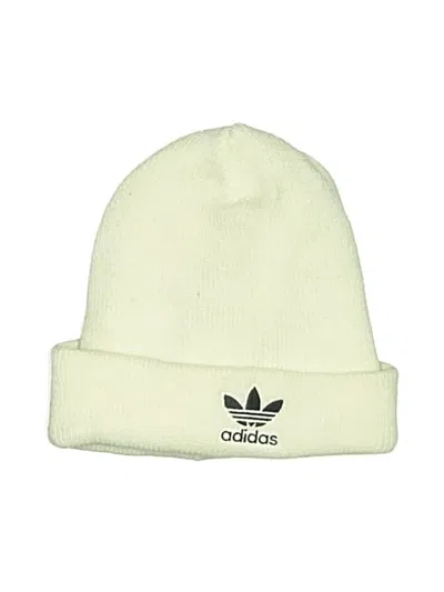 Pre-owned Adidas Originals Beanie Hat In White