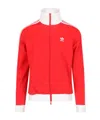 Adidas Originals Beckenbauer Adicolor Zip-up Sweatshirt In Red