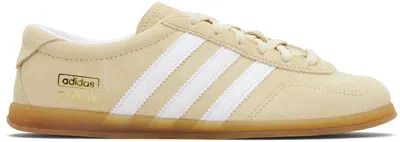 Adidas Originals Beige Gazelle Lo Pro Sneakers In Multi