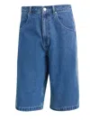 Adidas Originals Adicolor Denim Firebird Shorts In Blu