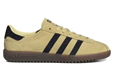 Pre-owned Adidas Originals Bermuda Black (women's) Sneakers In Powder Yellow/core Black/grey Three