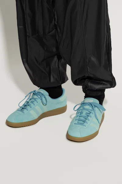 Adidas Originals Bermuda Low-top Leather Sneakers In Easy Mint/ice Mint/gum4