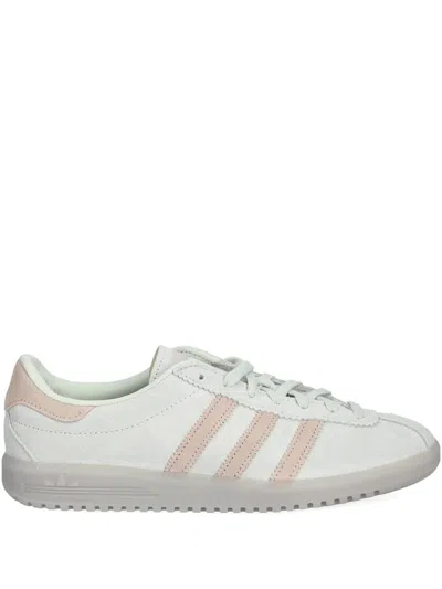 Adidas Originals Bermuda Striped Sneakers In White