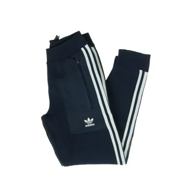 Adidas Originals Bf Knit Men's Fleece Tracksuit Pants Tp In Collegiate Navy