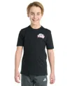 Adidas Originals Big Boy Short Sleeve Soccer Graphic T-shirt In Black