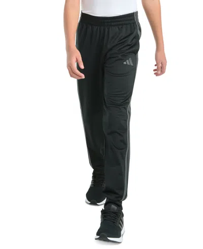 Adidas Originals Kids' Big Boys 8-20 Elastic-waistband 3-stipe Tricot Jogger Pants In Black