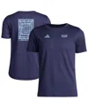 Adidas Originals Big Boys And Girls Navy Sporting Kansas City Local Wrap T-shirt