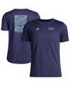 Adidas Originals Big Boys And Girls Navy Sporting Kansas City Local Wrap T-shirt