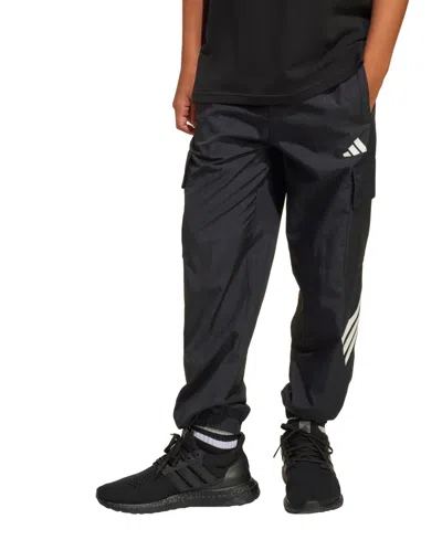 Adidas Originals Kids' Big Boys Future Icons 3-stripes Woven Pants In Black