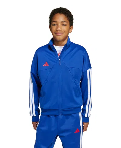Adidas Originals Kids' Big Boys House Of Tiro Track Jacket In Blue