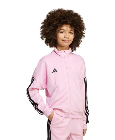 Adidas Originals Kids' Big Boys House Of Tiro Track Jacket In Pink