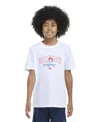 Adidas Originals Big Kid Boys Crew Neck Short Sleeve Regular Fit Graphic T-shirt