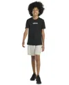 Adidas Originals Big Boys Short-sleeve T-shirt And Cargo Woven Shorts, 2 Piece Set