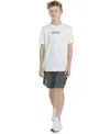 Adidas Originals Big Boys Short-sleeve T-shirt And Cargo Woven Shorts, 2 Piece Set